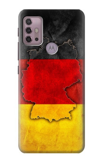 S2935 Allemagne Drapeau Carte Etui Coque Housse pour Motorola Moto G30, G20, G10