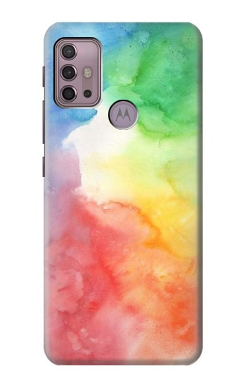 S2945 Aquarelle colorée Etui Coque Housse pour Motorola Moto G30, G20, G10
