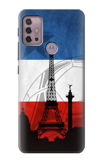 S2980 France Football Football Etui Coque Housse pour Motorola Moto G30, G20, G10