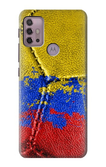 S3306 Colombie Drapeau de football graphique Millésime Etui Coque Housse pour Motorola Moto G30, G20, G10