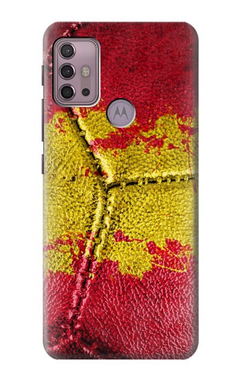 S3315 Espagne Drapeau graphique Football Millésime Etui Coque Housse pour Motorola Moto G30, G20, G10
