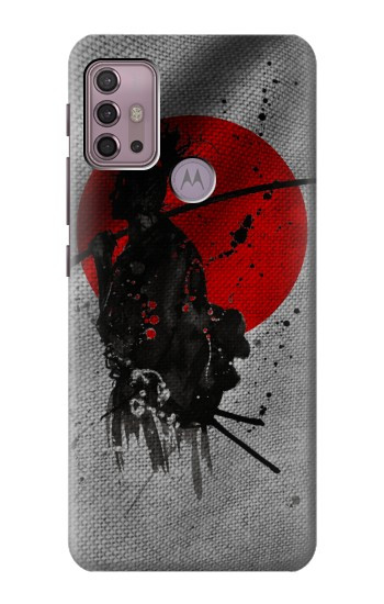 S3517 Japon Drapeau Samurai Etui Coque Housse pour Motorola Moto G30, G20, G10