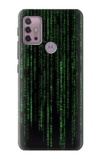 S3668 Code binaire Etui Coque Housse pour Motorola Moto G30, G20, G10