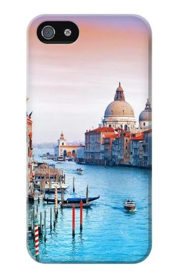 S0982 Beauty of Venice Italy Etui Coque Housse pour iPhone 5 5S SE