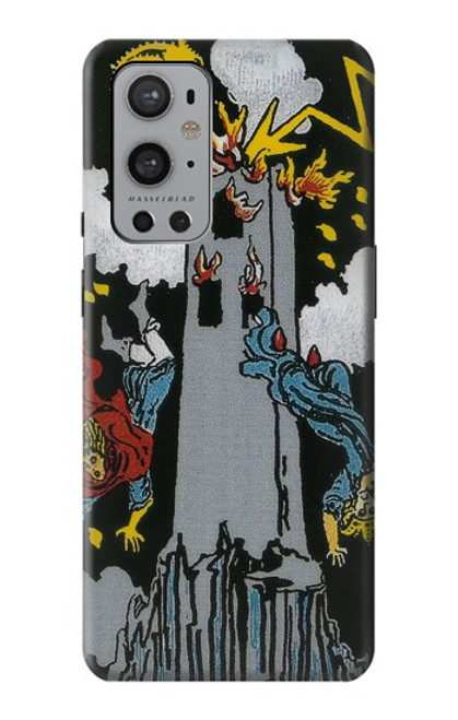 S3745 Carte de tarot la tour Etui Coque Housse pour OnePlus 9 Pro