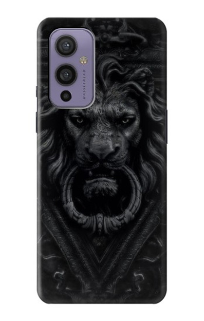 S3619 Lion noir gothique Etui Coque Housse pour OnePlus 9