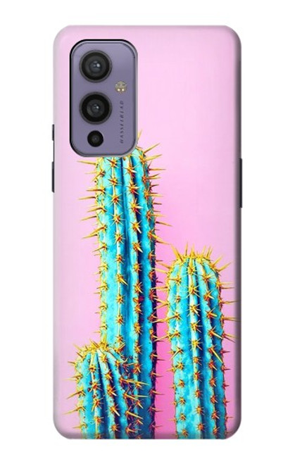 S3673 Cactus Etui Coque Housse pour OnePlus 9