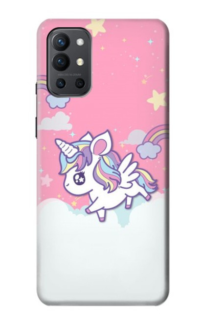 S3518 Licorne Dessin animé Etui Coque Housse pour OnePlus 9R