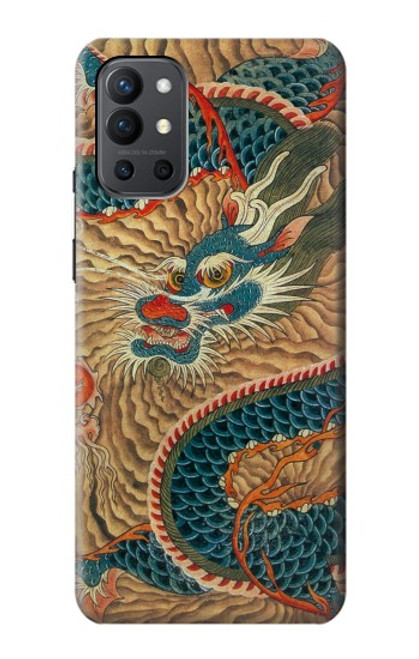 S3541 Peinture Dragon Nuage Etui Coque Housse pour OnePlus 9R