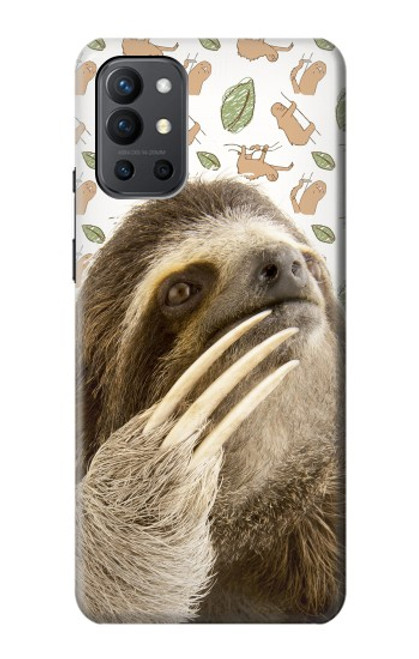 S3559 Motif Sloth Etui Coque Housse pour OnePlus 9R