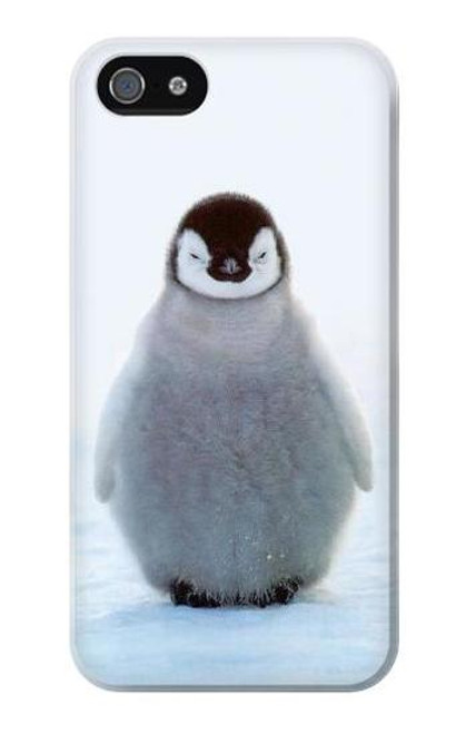 S1075 Penguin Ice Etui Coque Housse pour iPhone 5 5S SE