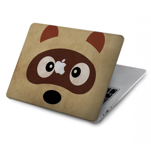 S2825 Mignon raton laveur animé Dessin Etui Coque Housse pour MacBook Air 13″ - A1369, A1466