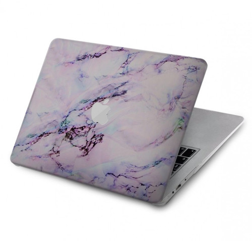 S3215 Transparente marbre rose Etui Coque Housse pour MacBook Air 13″ - A1932, A2179, A2337