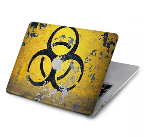 S3669 Graphique du réservoir de danger biologique Etui Coque Housse pour MacBook Air 13″ - A1932, A2179, A2337