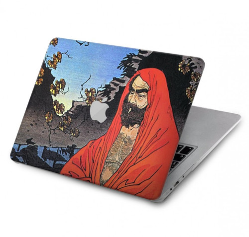 S2234 Maître Zen Bodhidharma Yoshitoshi Etui Coque Housse pour MacBook Pro 13″ - A1706, A1708, A1989, A2159, A2289, A2251, A2338