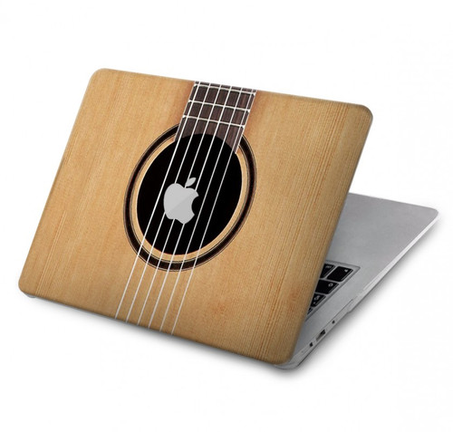 S2819 Guitare classique Etui Coque Housse pour MacBook Pro 13″ - A1706, A1708, A1989, A2159, A2289, A2251, A2338