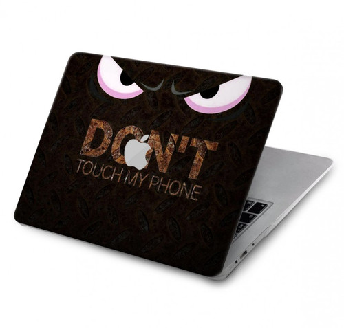 S3412 Ne touche pas mon téléphone Etui Coque Housse pour MacBook Pro 13″ - A1706, A1708, A1989, A2159, A2289, A2251, A2338