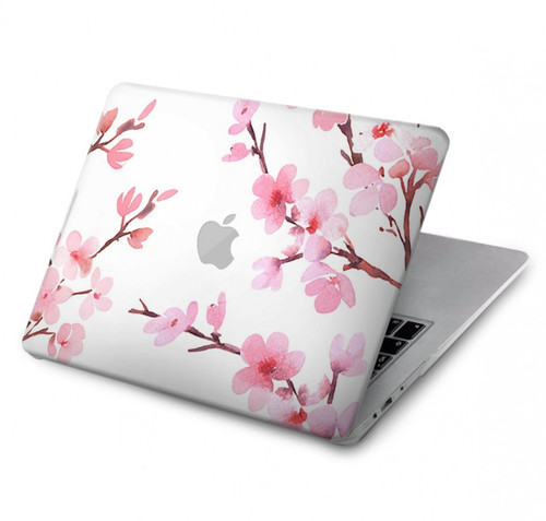 S3707 Fleur de cerisier rose fleur de printemps Etui Coque Housse pour MacBook Pro 13″ - A1706, A1708, A1989, A2159, A2289, A2251, A2338