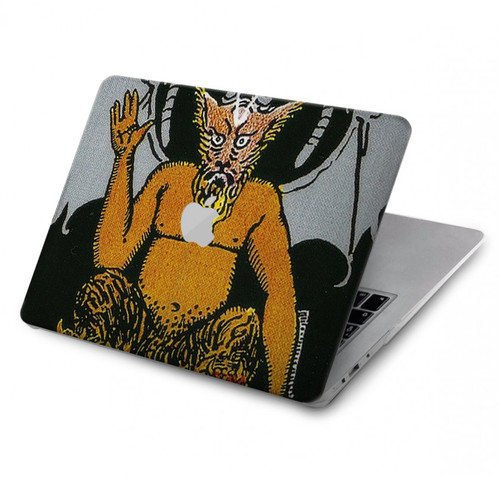 S3740 Carte de tarot le diable Etui Coque Housse pour MacBook Pro 13″ - A1706, A1708, A1989, A2159, A2289, A2251, A2338