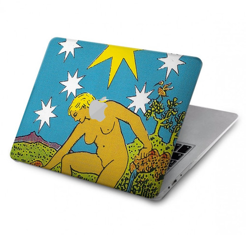 S3744 Carte de tarot l'étoile Etui Coque Housse pour MacBook Pro 13″ - A1706, A1708, A1989, A2159, A2289, A2251, A2338