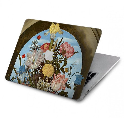S3749 Vase de fleurs Etui Coque Housse pour MacBook Pro 13″ - A1706, A1708, A1989, A2159, A2289, A2251, A2338