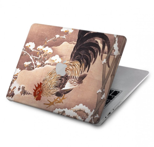 S1332 Ito Jakuchu Coq Etui Coque Housse pour MacBook Pro 15″ - A1707, A1990