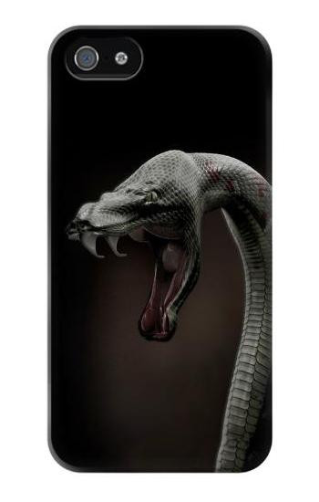 S1597 Black Mamba Snake Etui Coque Housse pour iPhone 5 5S SE