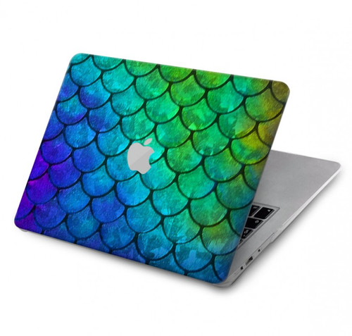 S2930 Sirène écailles de poisson Etui Coque Housse pour MacBook Pro 16″ - A2141