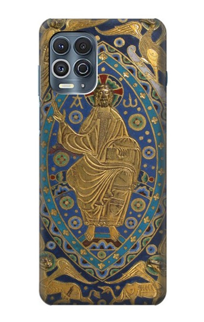 S3620 Livre Couverture Majesty Christ Etui Coque Housse pour Motorola Edge S