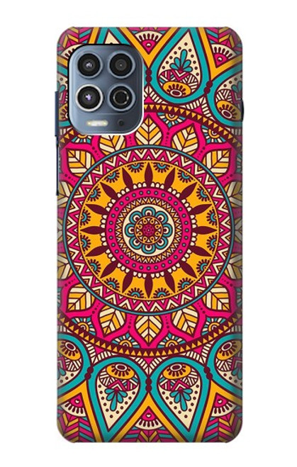S3694 Modèle d'art hippie Etui Coque Housse pour Motorola Moto G100