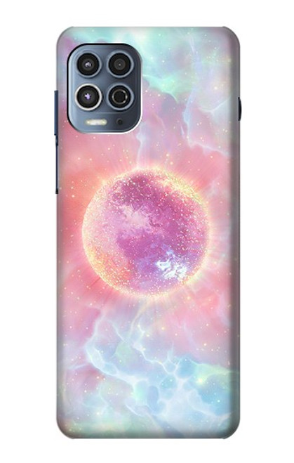 S3709 Galaxie rose Etui Coque Housse pour Motorola Moto G100