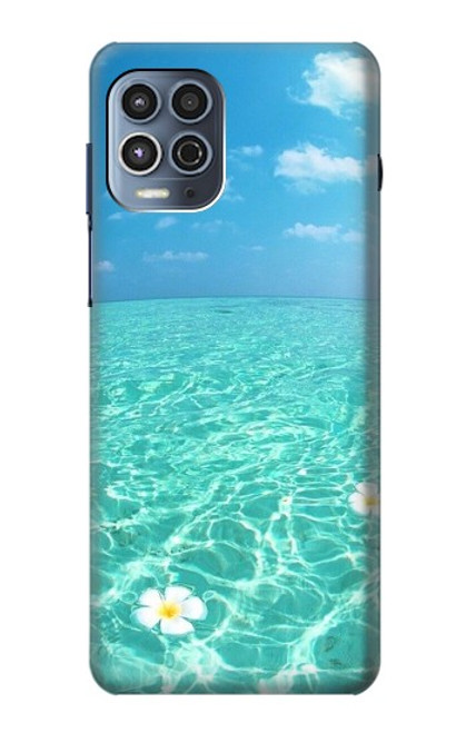 S3720 Summer Ocean Beach Etui Coque Housse pour Motorola Moto G100