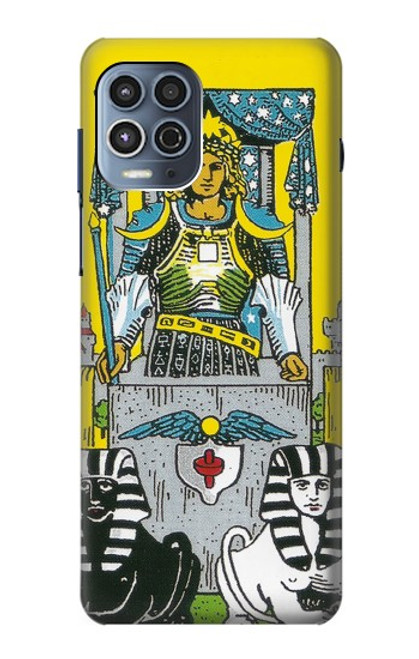 S3739 Carte de tarot le char Etui Coque Housse pour Motorola Moto G100