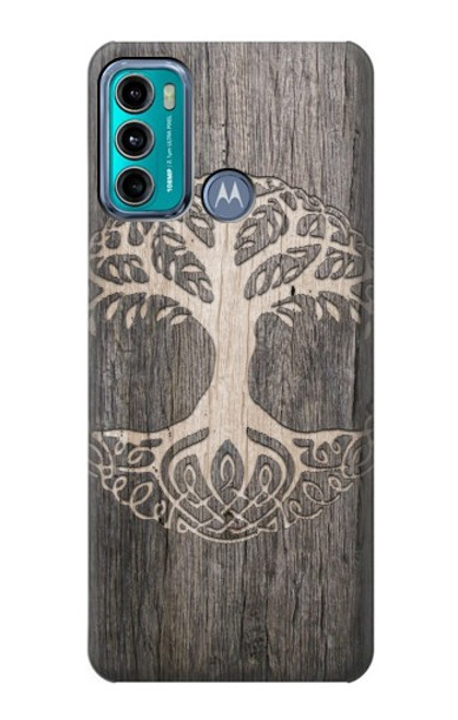 S3591 Viking Arbre de vie Symbole Etui Coque Housse pour Motorola Moto G60, G40 Fusion