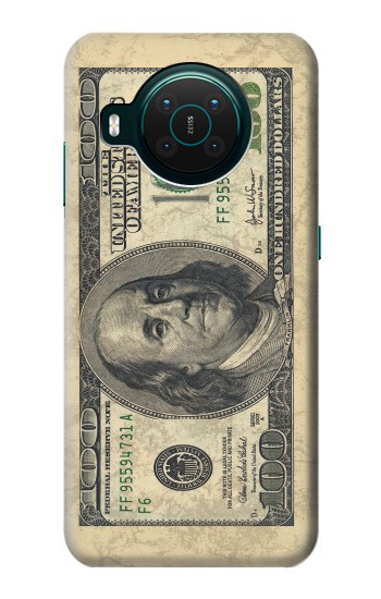 S0702 Dollars d'argent Etui Coque Housse pour Nokia X10