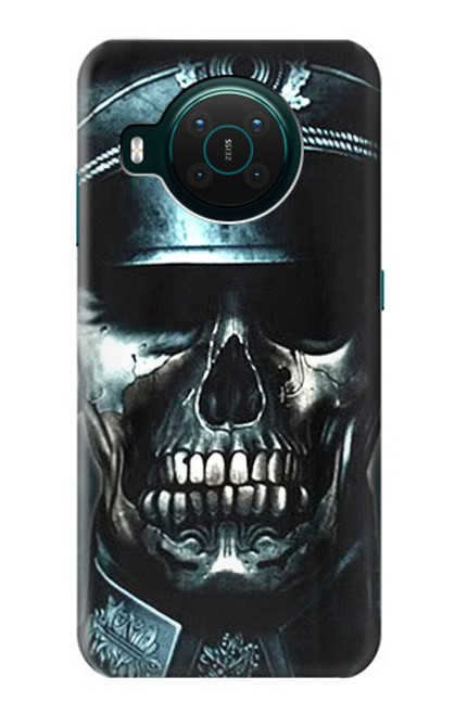 S0754 crâne soldat Etui Coque Housse pour Nokia X10