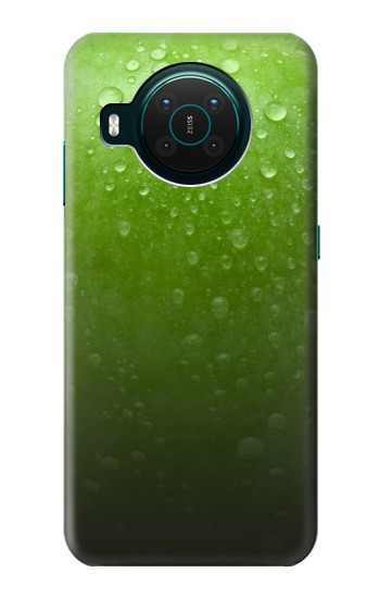 S2475 Seamless Texture verte pomme Etui Coque Housse pour Nokia X10