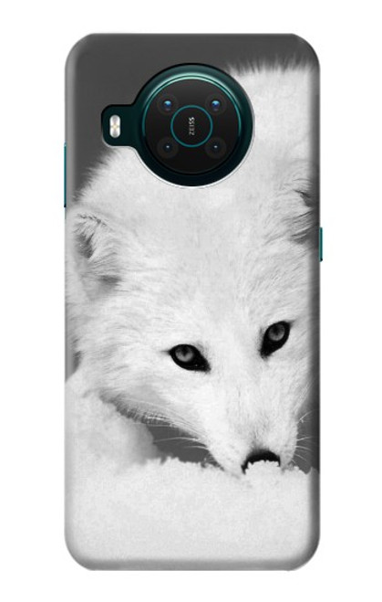 S2569 Blanc arctique Renard Etui Coque Housse pour Nokia X10