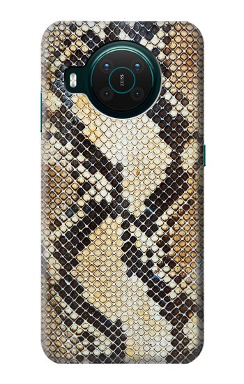 S2703 Serpent Texture Imprimé graphique Peau Etui Coque Housse pour Nokia X10