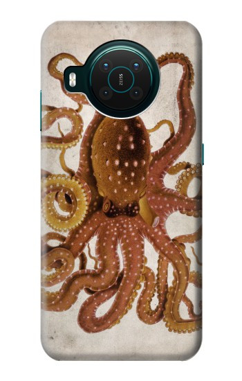 S2801 millésimé Poulpe Etui Coque Housse pour Nokia X10