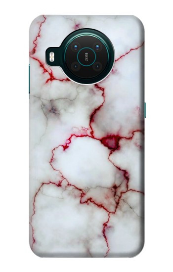 S2920 marbre sanglante Etui Coque Housse pour Nokia X10