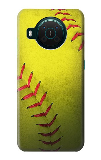 S3031 Softball balle jaune Etui Coque Housse pour Nokia X10