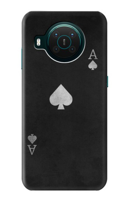 S3152 Noir Ace of Spade Etui Coque Housse pour Nokia X10
