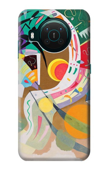 S3346 Vasily Kandinsky Guggenheim Etui Coque Housse pour Nokia X10