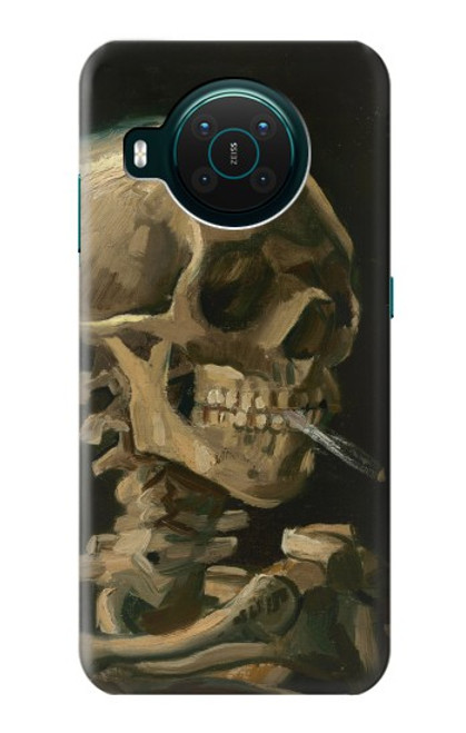 S3358 Vincent Van Gogh Skeleton cigarette Etui Coque Housse pour Nokia X10