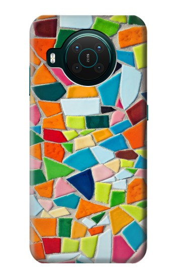 S3391 Art abstrait carreaux de mosaïque graphique Etui Coque Housse pour Nokia X10