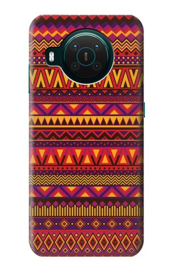 S3404 Aztèques Motif Etui Coque Housse pour Nokia X10
