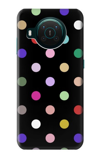 S3532 Coloré à pois Etui Coque Housse pour Nokia X10