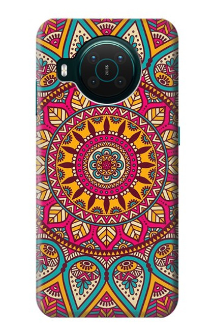 S3694 Modèle d'art hippie Etui Coque Housse pour Nokia X10