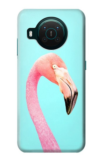 S3708 Flamant rose Etui Coque Housse pour Nokia X10